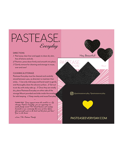 Pastease Reusable Luxury Suede Cross - Black O-s - LUST Depot