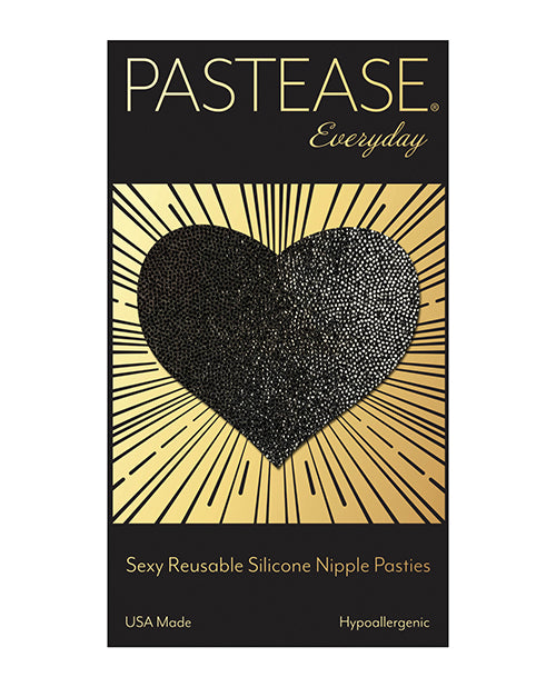 Pastease Reusable Liquid Heart - Black O-s - LUST Depot