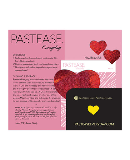 Pastease Reusable Liquid Heart - Red O-s - LUST Depot