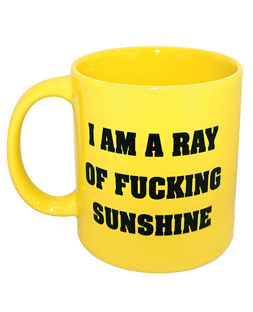 Attitude Mug I Am A Ray Of Fucking Sunshine - Yellow - LUST Depot
