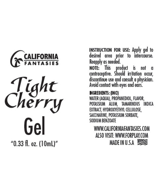 Tight Cherry Tightening Gel For Her - 10 Ml Pilllow Bowl Of 72 - LUST Depot