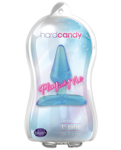 Blush Play With Me Hard Candy Anal Toy - Blue - LUST Depot
