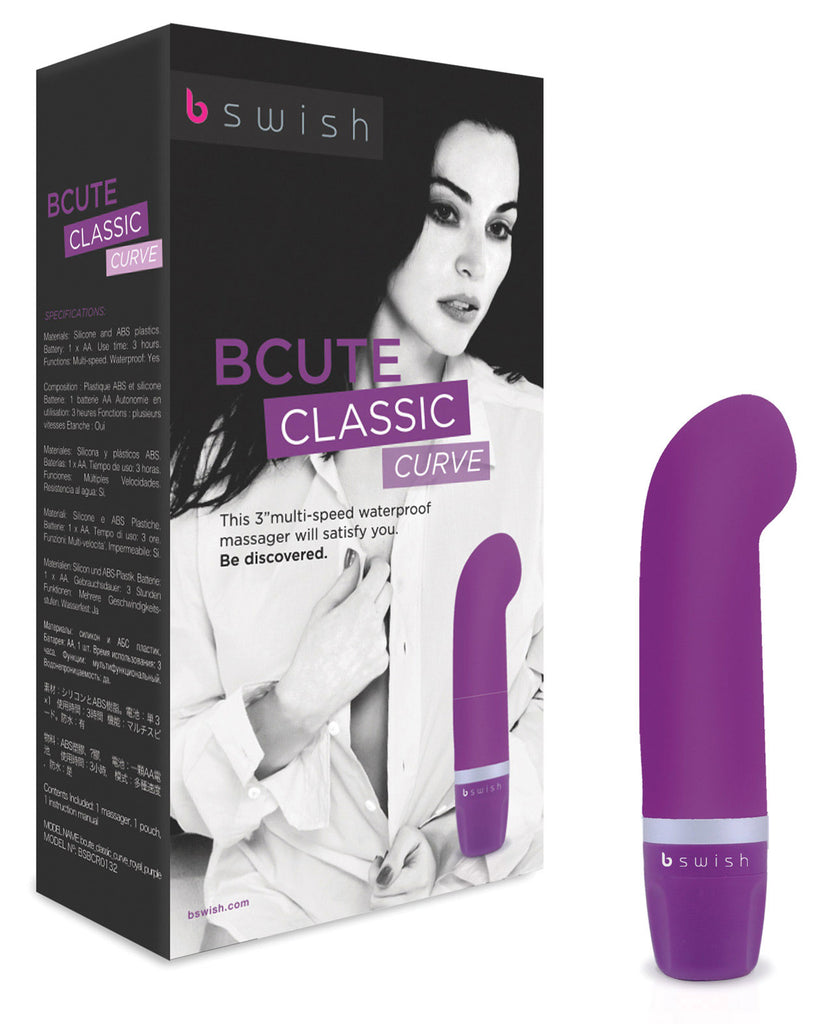 Bcute Curve Massager - Purple - LUST Depot