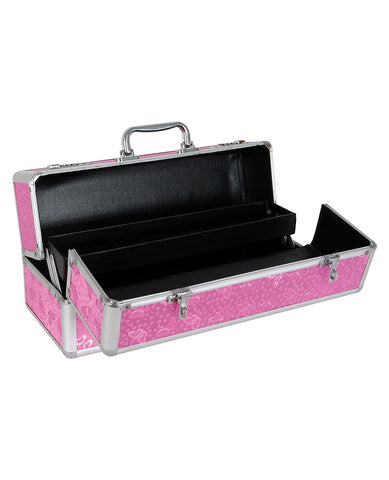 Large Lockable Vibrator Case - Pink - LUST Depot