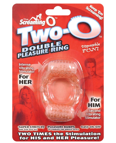 Screaming O Two-o Double Pleasure Ring - LUST Depot