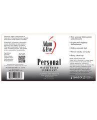 Adam & Eve Personal Water Based Lube - 16 Oz - LUST Depot