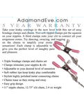 Adam & Eve Chain Me Up Kink Clamps - LUST Depot