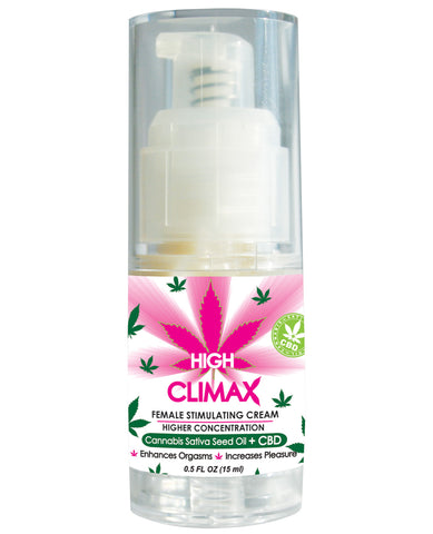 High Climax Female Stimulant W-hemp Seed Oil - .5 Oz - LUST Depot