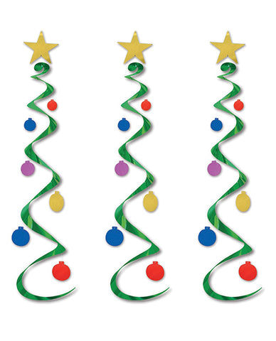 Holiday Tree Whirls Decor - Multi Color - LUST Depot