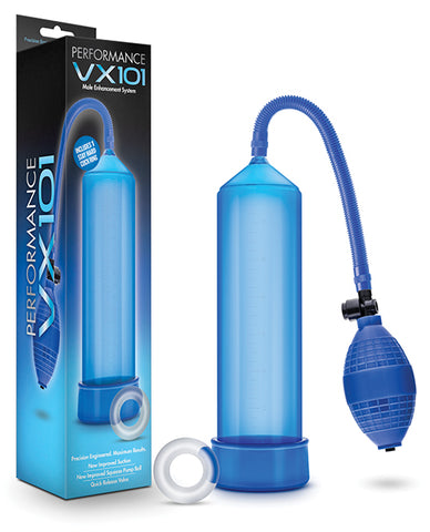 Blush Performance Vx101 Male Enhancement Pump - Blue - LUST Depot