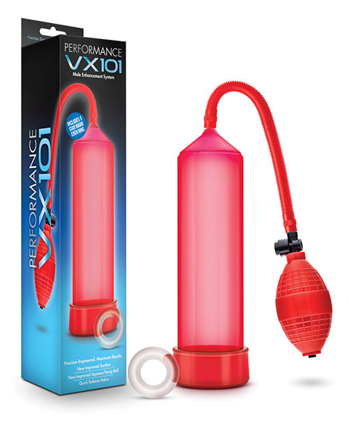 Blush Performance Vx101 Male Enhancement Pump - Red - LUST Depot