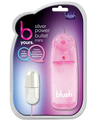 Blush B Yours Silver Bullet Mini - Pink Controller - LUST Depot