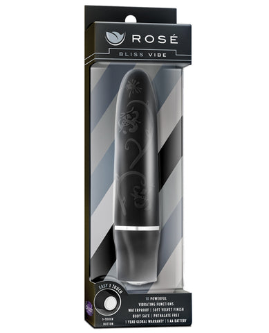 Blush Rose Bliss Vibe - Black - LUST Depot