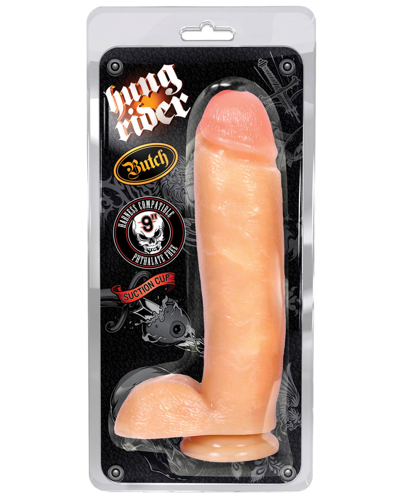 Blush Hung Rider Butch 11" Dildo W-suction Cup - LUST Depot