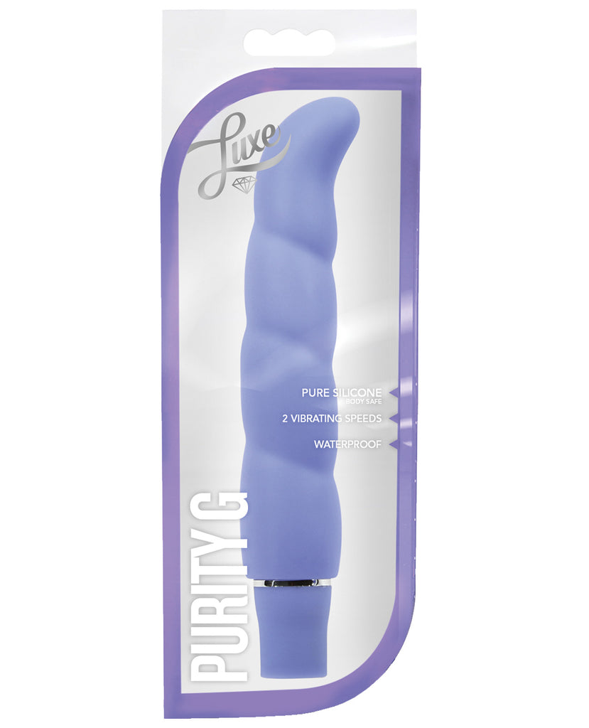 Blush Luxe Purity G Silicone Vibrator - Periwinkle - LUST Depot