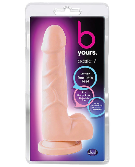 Blush Dr. Skin Basic 7 W-suction Cup - LUST Depot