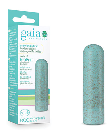 Blush Gaia Eco Rechargeable Bullet - Aqua - LUST Depot