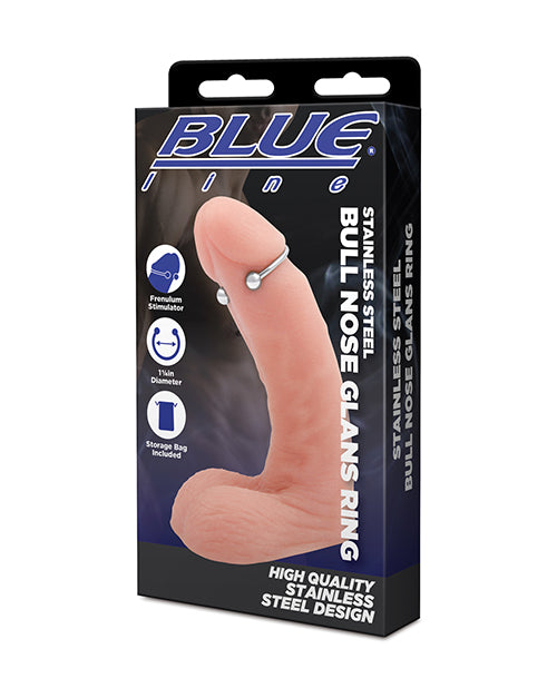 Blue Line Stainless Steal Bull Nose Glans Ring