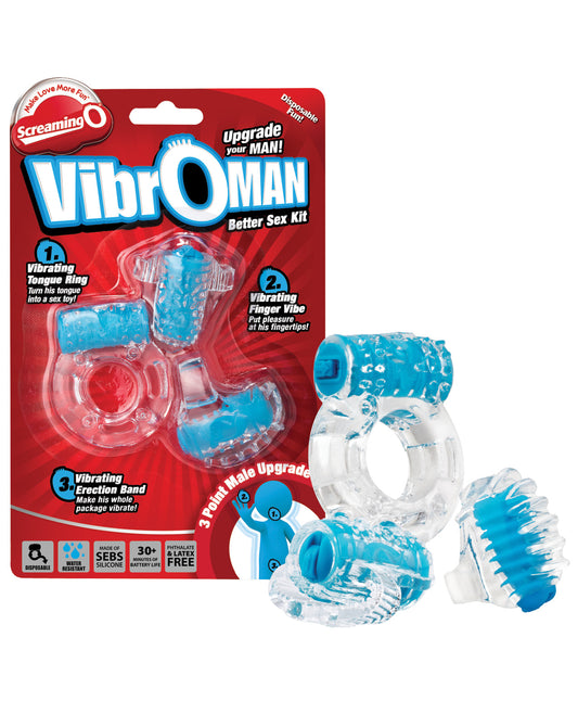 Screaming O Vibroman - Blue - LUST Depot