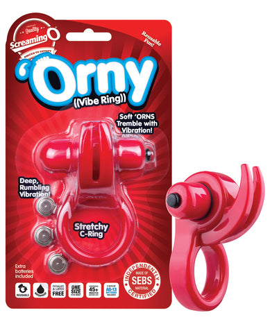 Screaming O Orny Vibe Ring - Red - LUST Depot