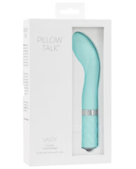 Pillow Talk Sassy G Spot Vibrator - Teal - LUST Depot