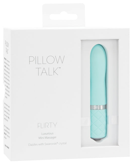 Pillow Talk Flirty Bullet - Teal - LUST Depot