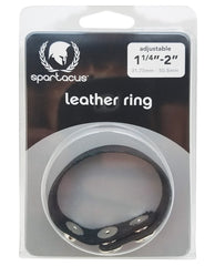Spartacus Plain Leather C-ring - LUST Depot