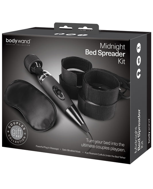 Bodywand Midnight Massage Bedroom Play Kit - 3 Pc Black - LUST Depot