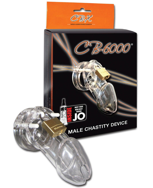 Cb-6000 3 1-4" Cock Cage & Lock Set - Clear - LUST Depot
