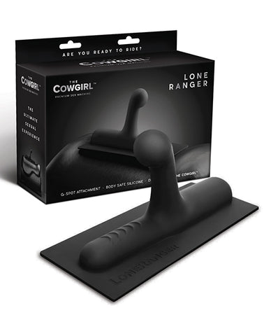 The Cowgirl Lone Ranger Silicone Attachment - Black - LUST Depot
