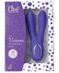 Closet Collection Vivienne Rechargeable Bunny - Purple - LUST Depot