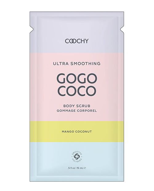 Coochy Ultra Smoothing Body Scrub Foil - .35 Oz Mango Coconut - LUST Depot