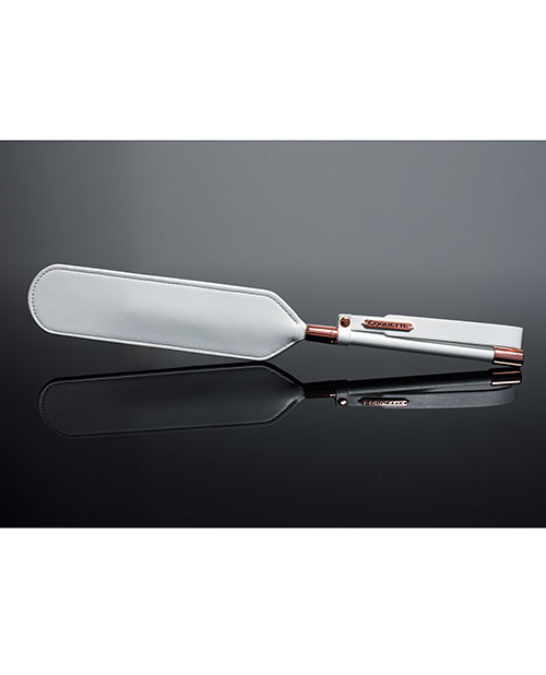 Pleasure Collection Matte Finish Paddle - White/rose Gold - LUST Depot