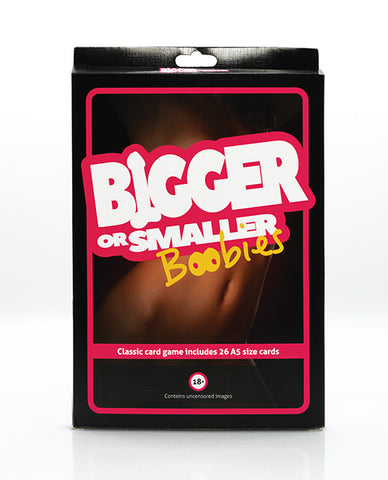 Play Wiv Me Bigger Or Smaller Boobs Card Game - LUST Depot