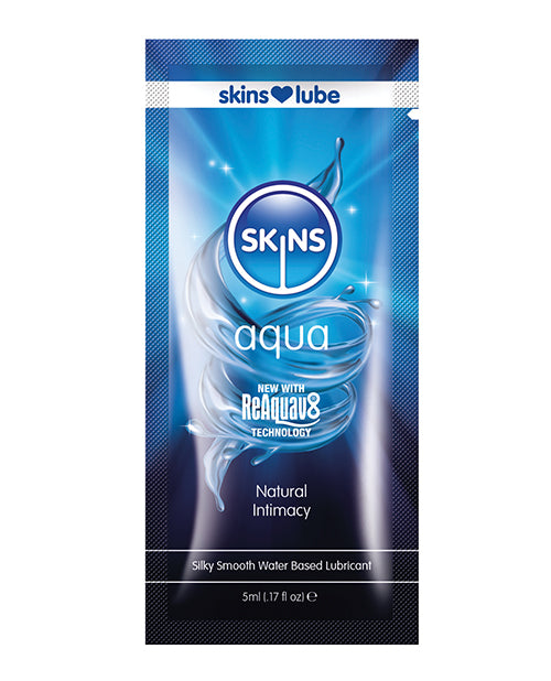 Skins Aqua Water Based Lubricant - 5 Ml Foil - LUST Depot