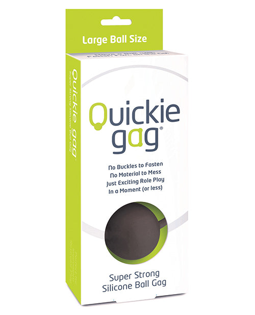Quickie Ball Gag Large - Black - LUST Depot