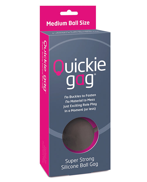 Quickie Ball Gag Medium - Black - LUST Depot