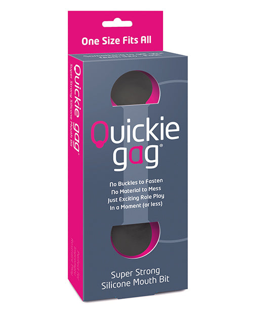 Quickie Bit Gag One Size - Black - LUST Depot