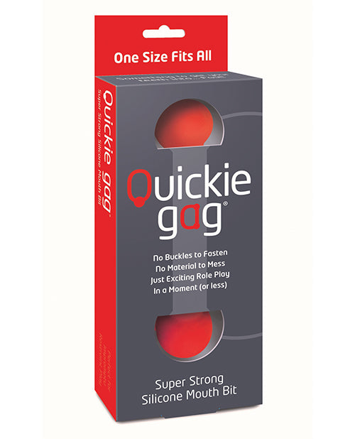 Quickie Bit Gag One Size - Red - LUST Depot