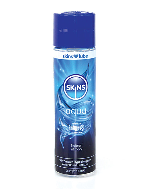 Skins Aqua Water Based Lubricant - 8.5 Oz - LUST Depot