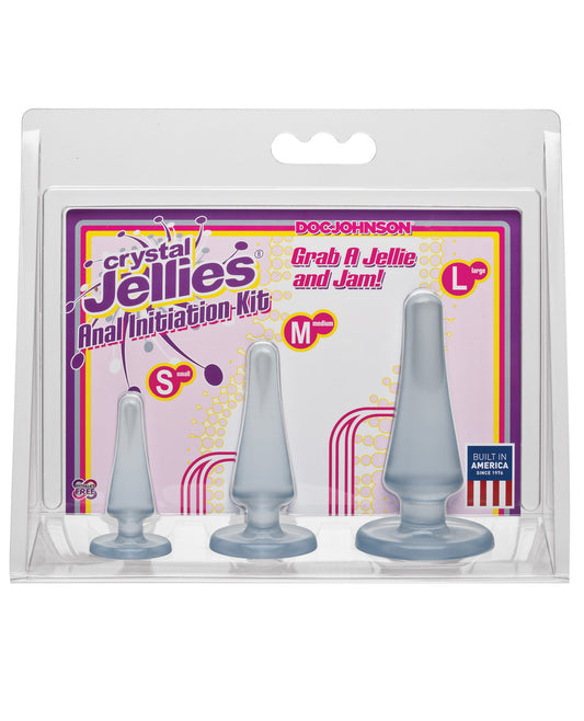 Crystal Jellies Anal Initiation Kit - Clear - LUST Depot