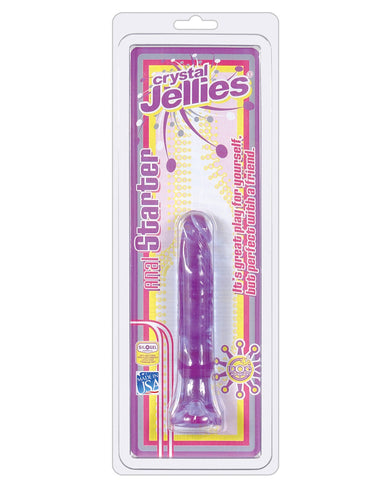 Crystal Jellies 6" Anal Starter - Purple - LUST Depot
