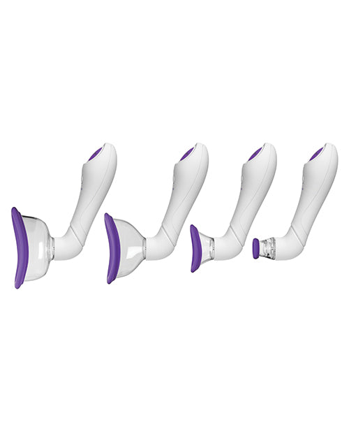 Bloom Intimate Body Automatic Vibrating Rechargeable Pump - Purple-white - LUST Depot