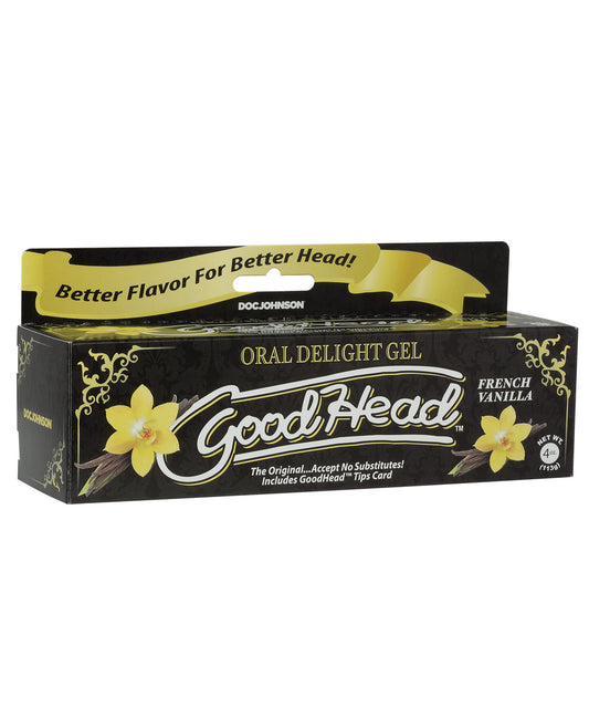 Good Head Oral Gel - 4 Oz Tube French Vanilla - LUST Depot