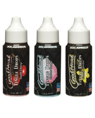 Good Head Tingle Drops  3 Pack - Sweet Cherry-cotton Candy-french Vanilla - LUST Depot