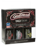 Good Head Tingle Drops  3 Pack - Sweet Cherry-cotton Candy-french Vanilla - LUST Depot