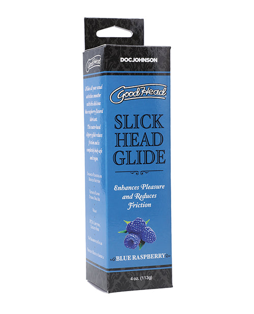 Goodhead Slick Head Glide Boxed - 4 Oz Blue Raspberry - LUST Depot