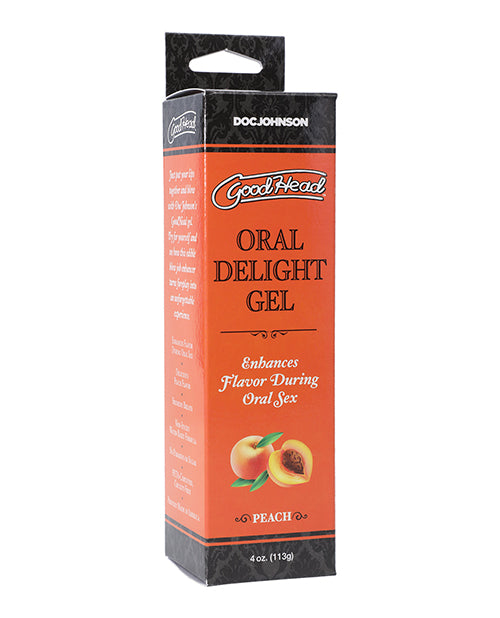 Goodhead Oral Delight Gel - 4 Oz Peach - LUST Depot