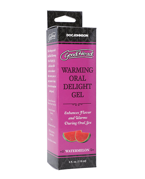 Goodhead Warming Oral Delight Gel - 4 Oz Watermelon - LUST Depot