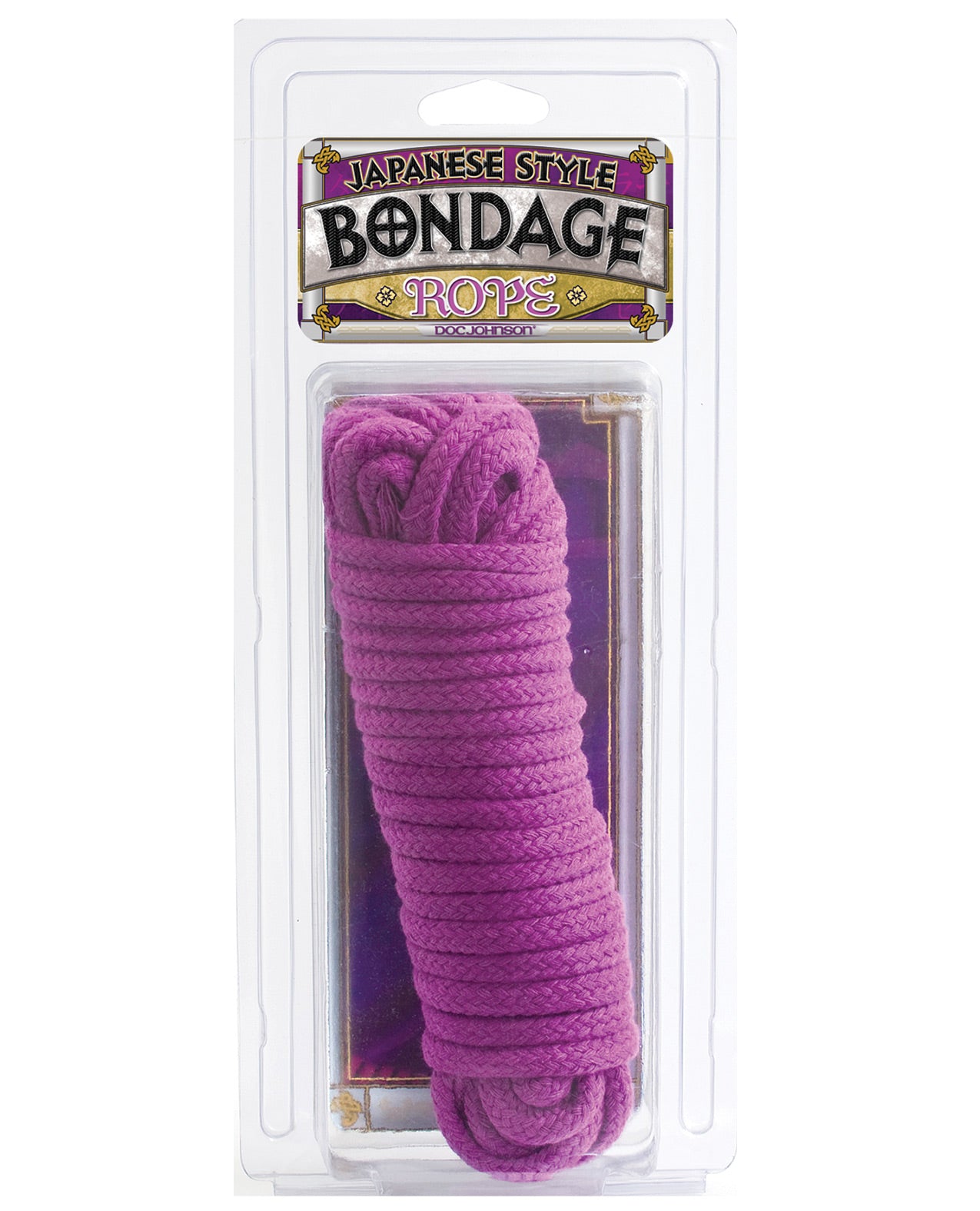 Japanese Style Bondage Cotton Rope - Purple - LUST Depot